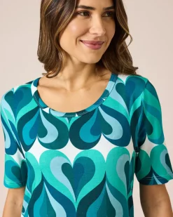 Shirt mit Herz-Motiv