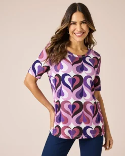 Shirt mit Herz-Motiv