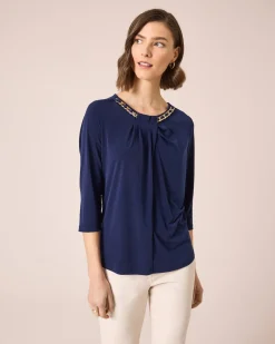 Shirt mit Ketten-Accessoire