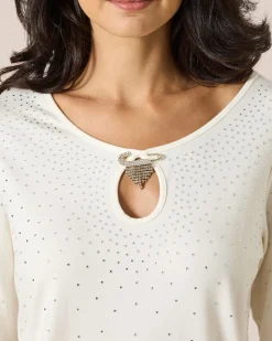 Shirt mit Keyhole