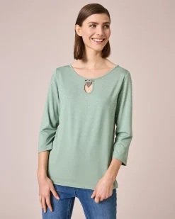 Shirt mit Keyhole