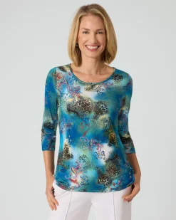 Shirt mit Knopfleiste am Rücken