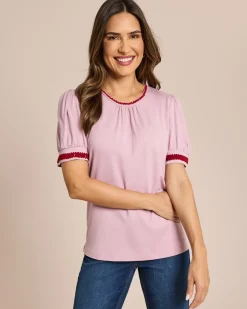 Shirt mit Kragen- und Ärmeldetails