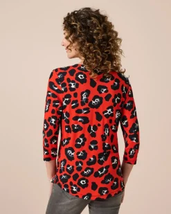 Shirt mit Leodruck