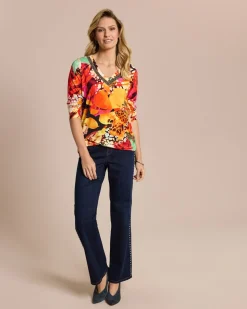 Shirt mit modischem Druck
