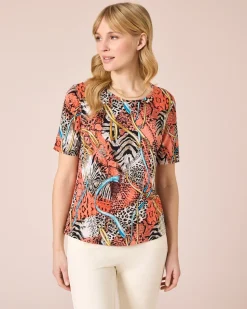 Shirt mit modischem Druck