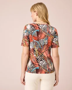Shirt mit modischem Druck