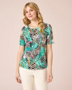 Shirt mit modischem Druck