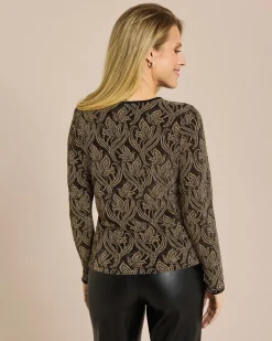 Shirt mit Ornament Jaquard