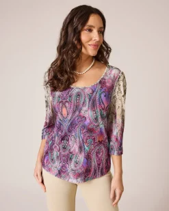 Shirt mit Paisley-Druck