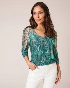 Shirt mit Paisley-Druck