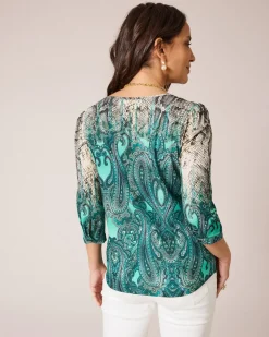 Shirt mit Paisley-Druck