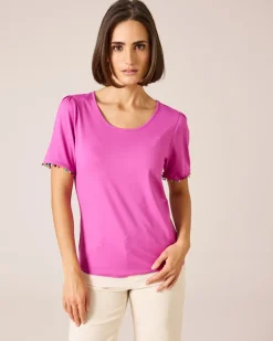 Shirt mit Pompom-Details