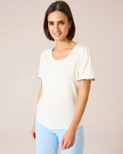 Shirt mit Pompom-Details