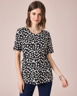 Shirt mit Punktedruck