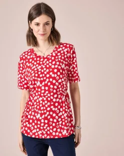 Shirt mit Punktedruck