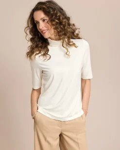 Shirt mit Rollkragen halbarm