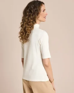 Shirt mit Rollkragen halbarm