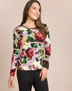 Shirt mit Rosenprint