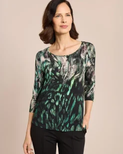 Shirt mit Schlangenprint