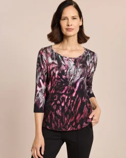 Shirt mit Schlangenprint