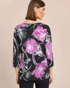 Shirt mit seitlicher Schleife
