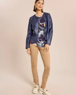 Shirt mit seitlicher Schleife