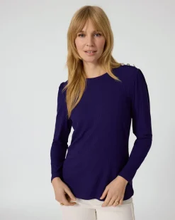 Shirt mit Silberknöpfen