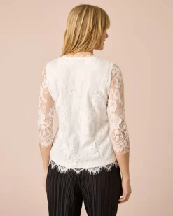 Shirt mit Spitze
