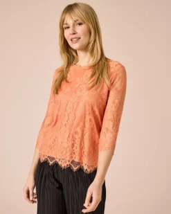 Shirt mit Spitze