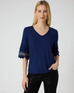 Shirt mit Spitze