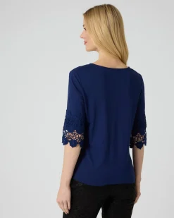 Shirt mit Spitze