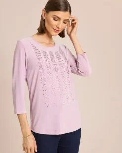 Shirt mit Strassdeko