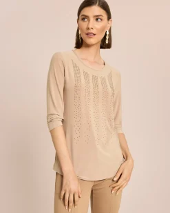 Shirt mit Strassdeko