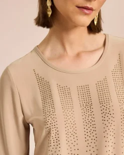 Shirt mit Strassdeko