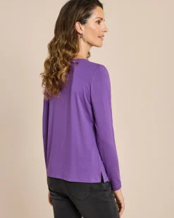 Shirt mit Strasssteinbesatz