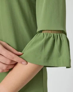 Shirt mit Trompetenärmel