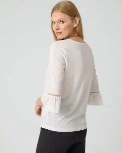 Shirt mit Trompetenärmel