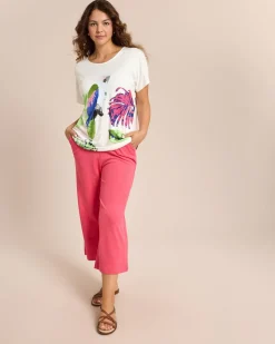 Shirt mit tropischem Print