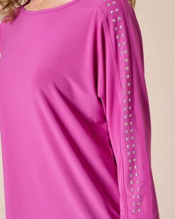 Shirt mit U-Boot Ausschnitt