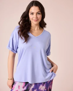 Shirt mit V-Ausschnitt