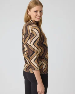 Shirt mit Zick-Zack-Print