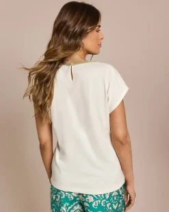 Shirt mit Zierausschnitt