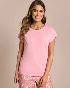 Shirt mit Zierausschnitt
