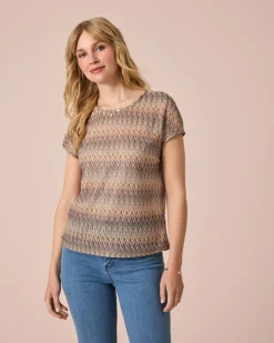 Shirt mit Zig-Zag-Muster