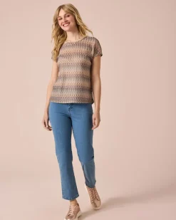 Shirt mit Zig-Zag-Muster