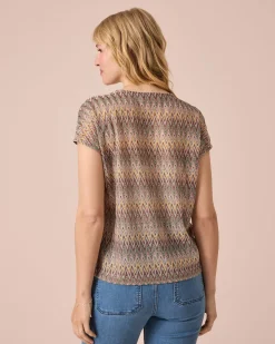 Shirt mit Zig-Zag-Muster