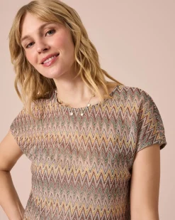 Shirt mit Zig-Zag-Muster