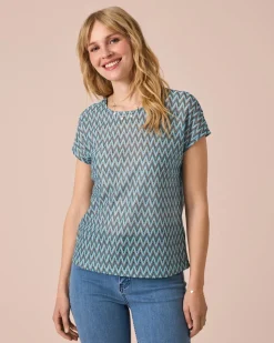 Shirt mit Zig-Zag-Muster