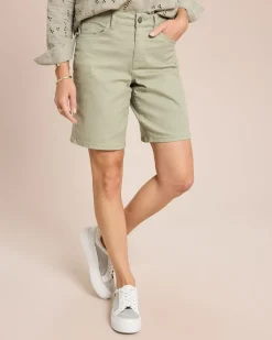 Shorts aus Baumwoll-Twill
